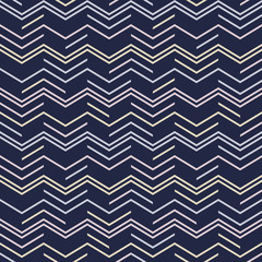 geometric seamless vector zigzag pattern on a dark blue background