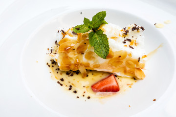 Handmade Floating island , French dessert