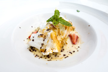 Handmade Floating island , French dessert