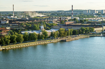 View on the factory