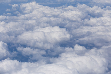 Des nuages vues d'en haut