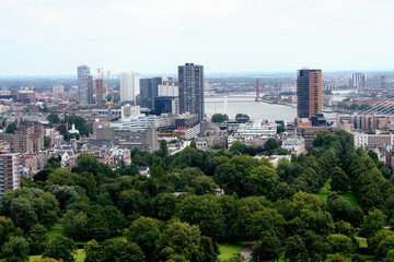 Rotterdam seen from above