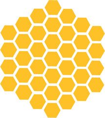 Bee honeycomb hexagon honey