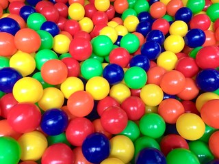 Fototapeta na wymiar Colorful ball pool