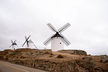 the windmill of don Quixote in Spain Consuegra