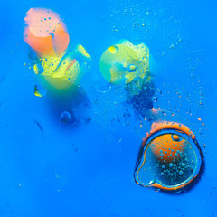 abstraction drops water