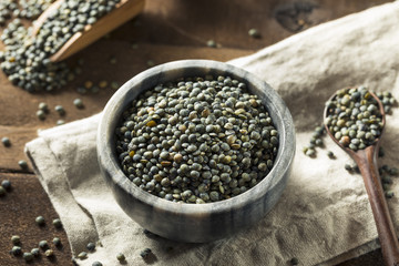 Dry Green Organic French Lentils