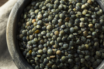 Dry Green Organic French Lentils