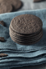 Homemade Round Chocolate Wafer Cookies