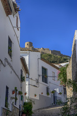 Calle del municipio rural de jimena de la frontera, Cadiz