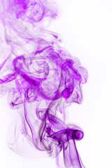 Obraz na płótnie Canvas Colored smoke on the white background