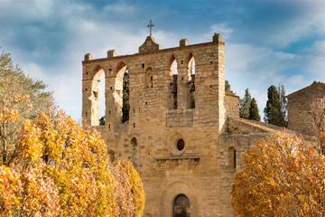 The town of Peratallada in the province of Girona