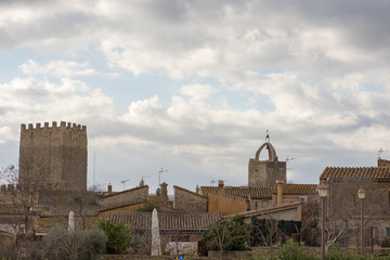 The town of Peratallada in the province of Girona