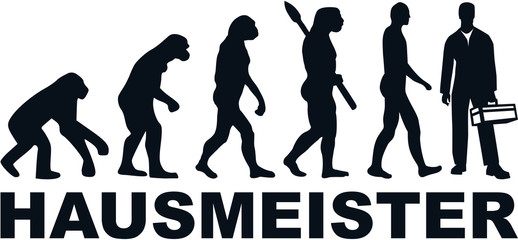 Janitor evolution toolbox german word