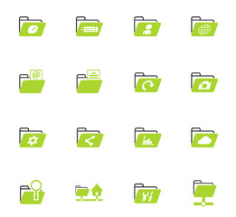 folders icon set