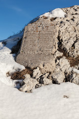 Top of the Sassotetto Mountain