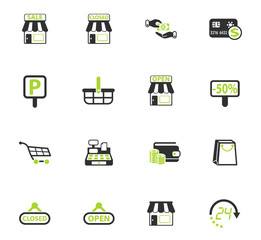 shop icon set
