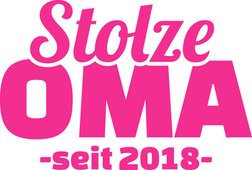 Proud grandma since 2018 german