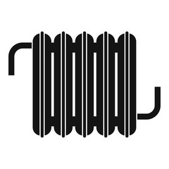 Radiator icon, simple style