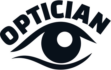 Optician job title eye