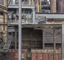 Fototapeta na wymiar rusty industrial scenery