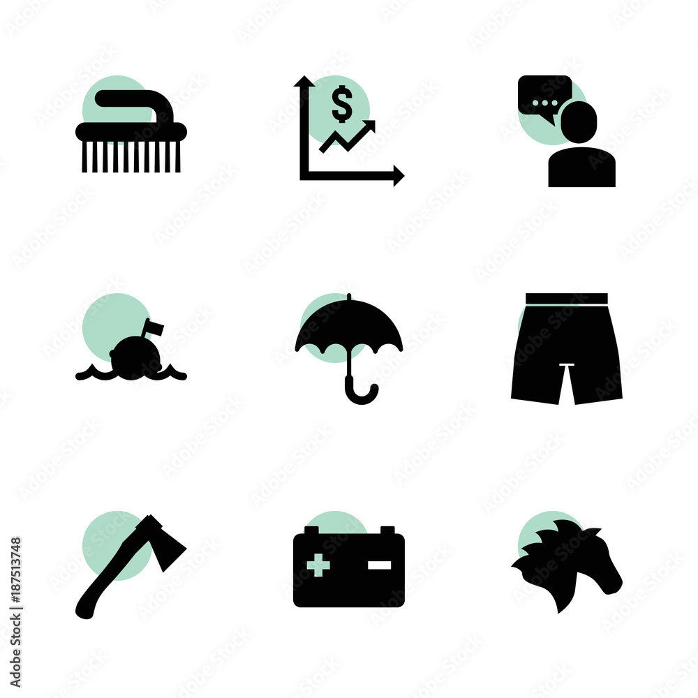 Canvas Prints Art icons. vector collection filled art icons set.