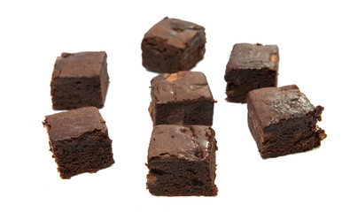 American Pie Brownies isolated