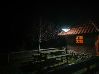 Obraz premium Mountain house