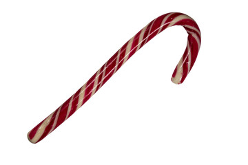 Fototapeta premium Holiday candy cane isolated on white background