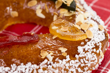 Galette des rois. Traditional french cake.