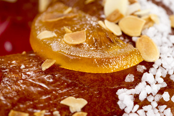 Galette des rois. Traditional french cake.