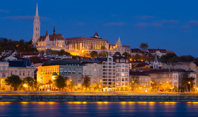 Image of view on Matthias Church and Fisherman Bastion