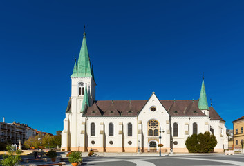 Fototapeta na wymiar Cathedral of Kaposvar, Hungary