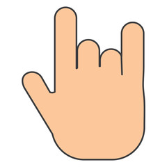 Rock Hand Symbol