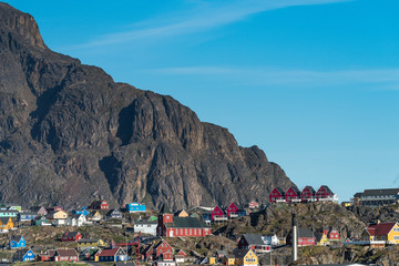 Town of Sisimiut, the second largest settelement (pop. 5,500) in Greenland