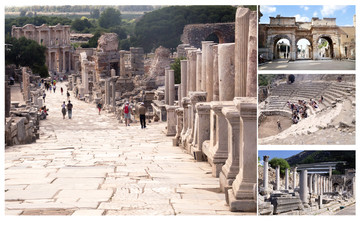Ephesus is a historical place from Roman Empire, İzmir- Turkey