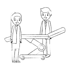 dental stretcher with professional medical