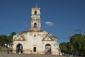 Fototapeta na wymiar Church trinidad cuba