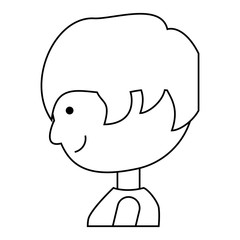 cartoon man icon
