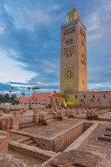 Fototapeta premium The Koutoubia Mosque, Marrakesh, Morocco