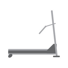 Gym treadmill machine icon