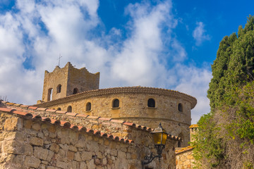 Fototapeta na wymiar Old medieval village of Pals, Costa Brava, Catalonia, Spain