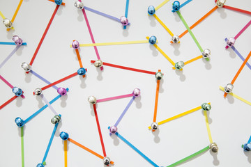 Pinned paper rainbow