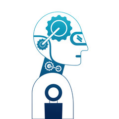 humanoid robot profile icon