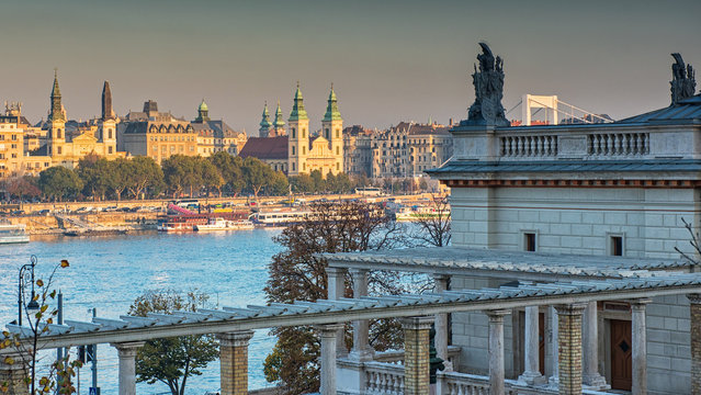 View on Varkert Bazar in Budapest