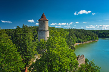 Fototapeta na wymiar Zvikov castle in summer