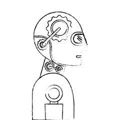 humanoid robot profile icon