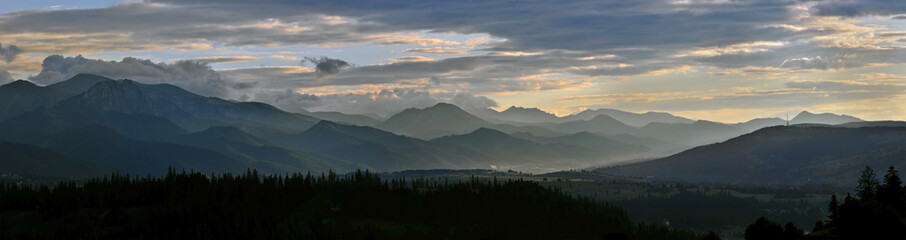 Panorama Tatry Zakopane Gubałówka