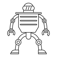 Telemechanical device icon, outline style