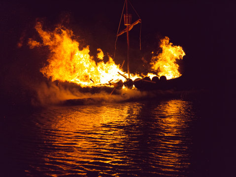 Fire Festival Shetland Islands